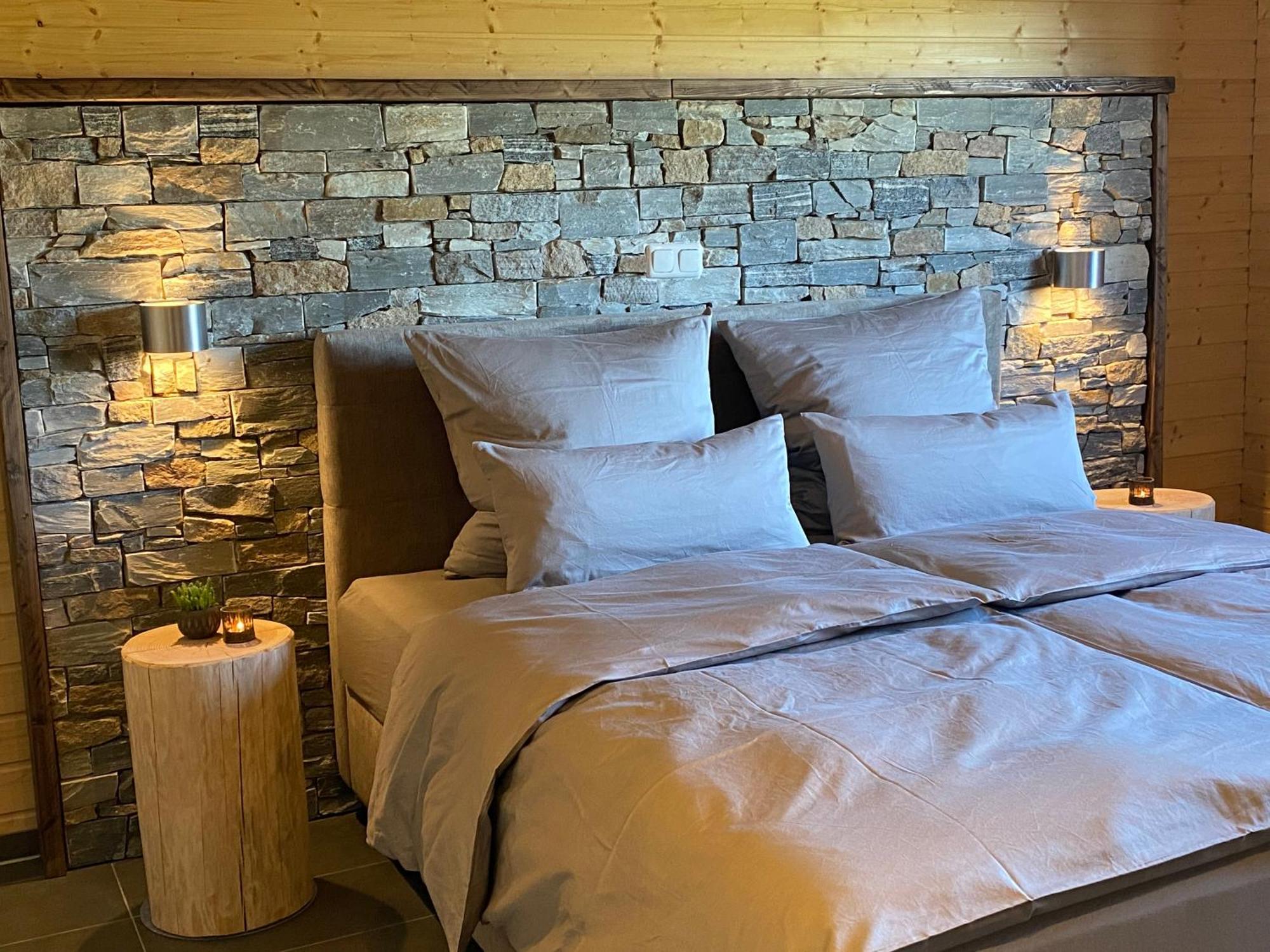 Holzhaus Onkel Fritz Mit Sauna Und Whirlwanne Esch  Εξωτερικό φωτογραφία