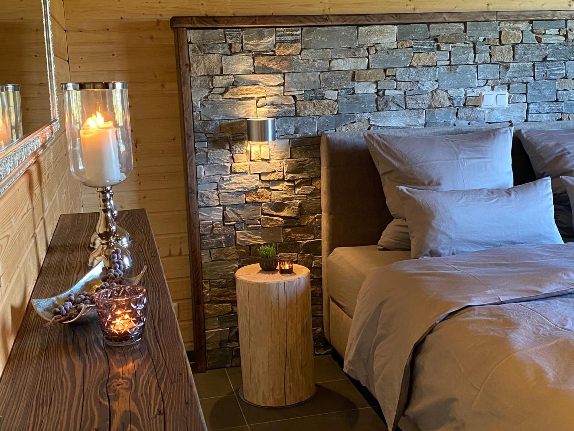 Holzhaus Onkel Fritz Mit Sauna Und Whirlwanne Esch  Εξωτερικό φωτογραφία